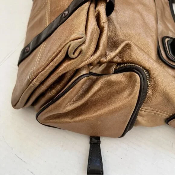 Coach Metallic Bronze Shoulder Bag / VIBE